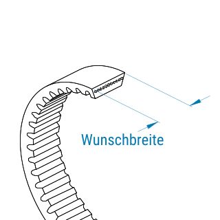 Breit&shy;keil&shy;riemen Sonder&shy;zuschnitt